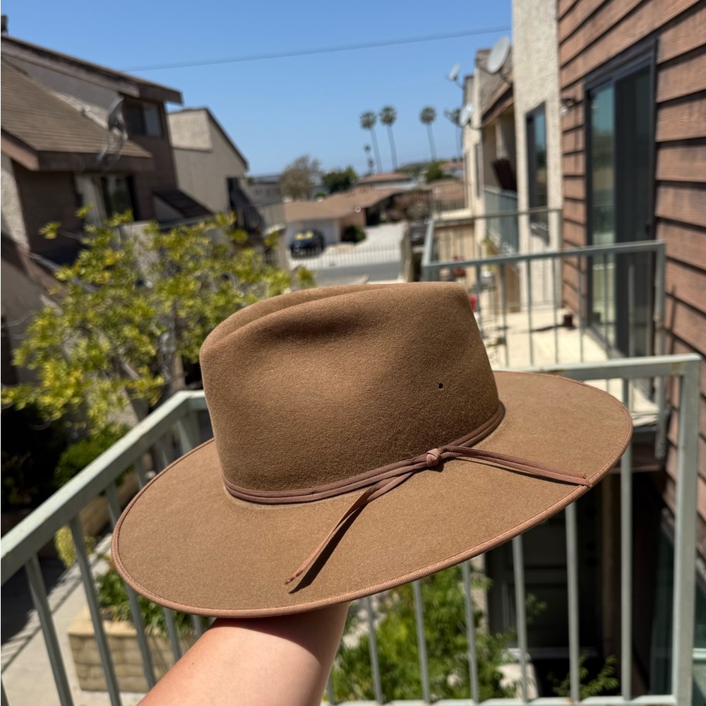 Stetson Brown Rancher Hat Classic Wide-Brim Design